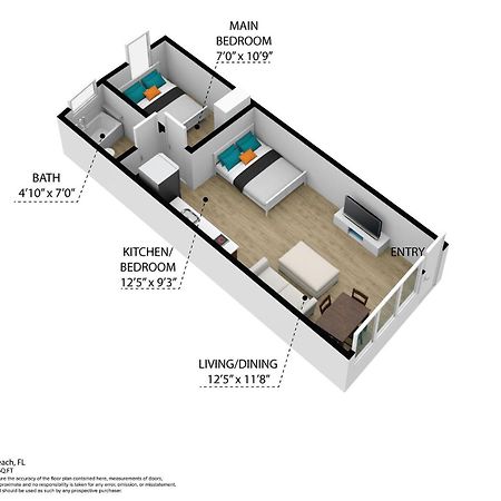 Beachy 1 B/R, W/2 Queen Beds, On Ocean Drive Beach Miami Beach Buitenkant foto