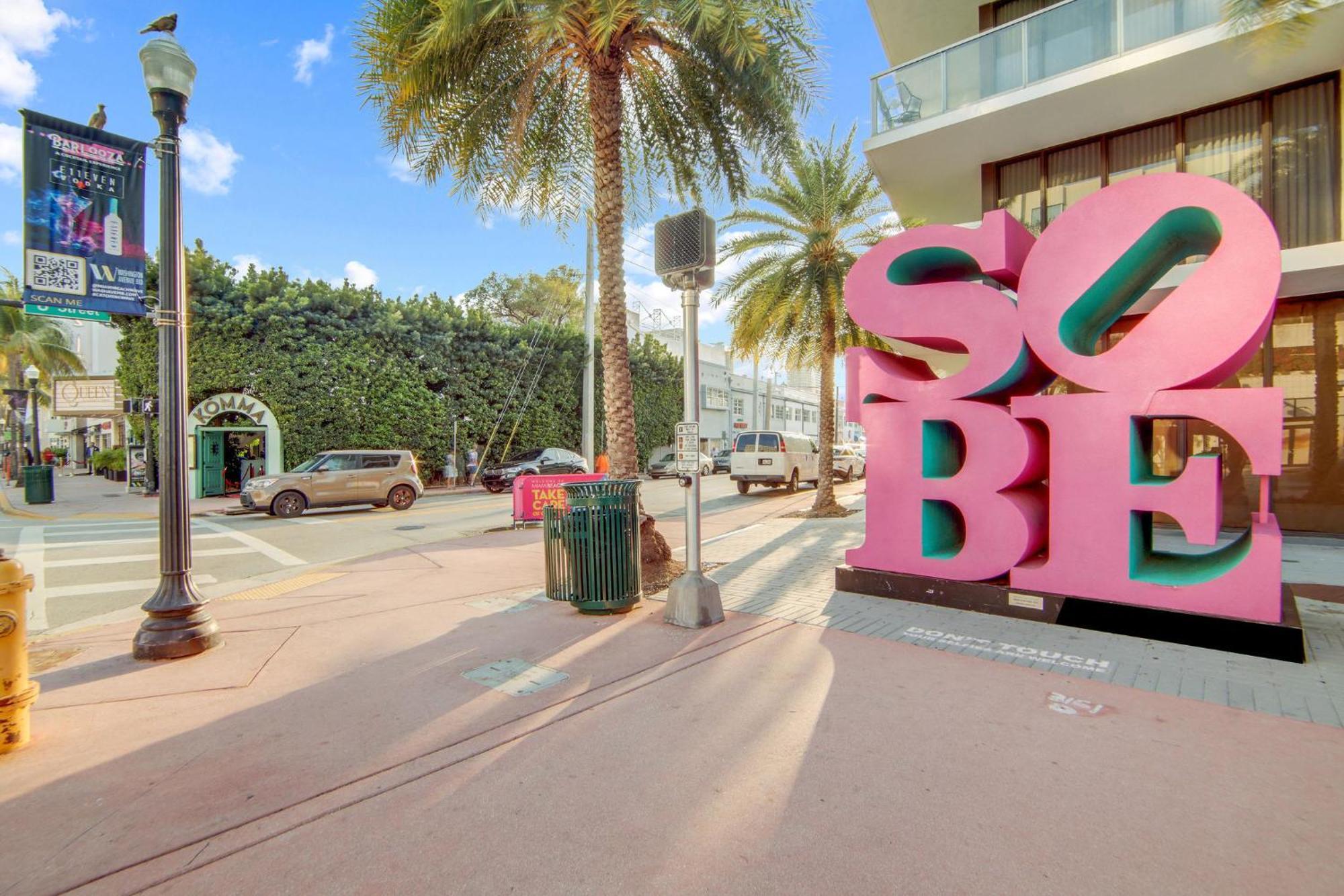 Beachy 1 B/R, W/2 Queen Beds, On Ocean Drive Beach Miami Beach Buitenkant foto