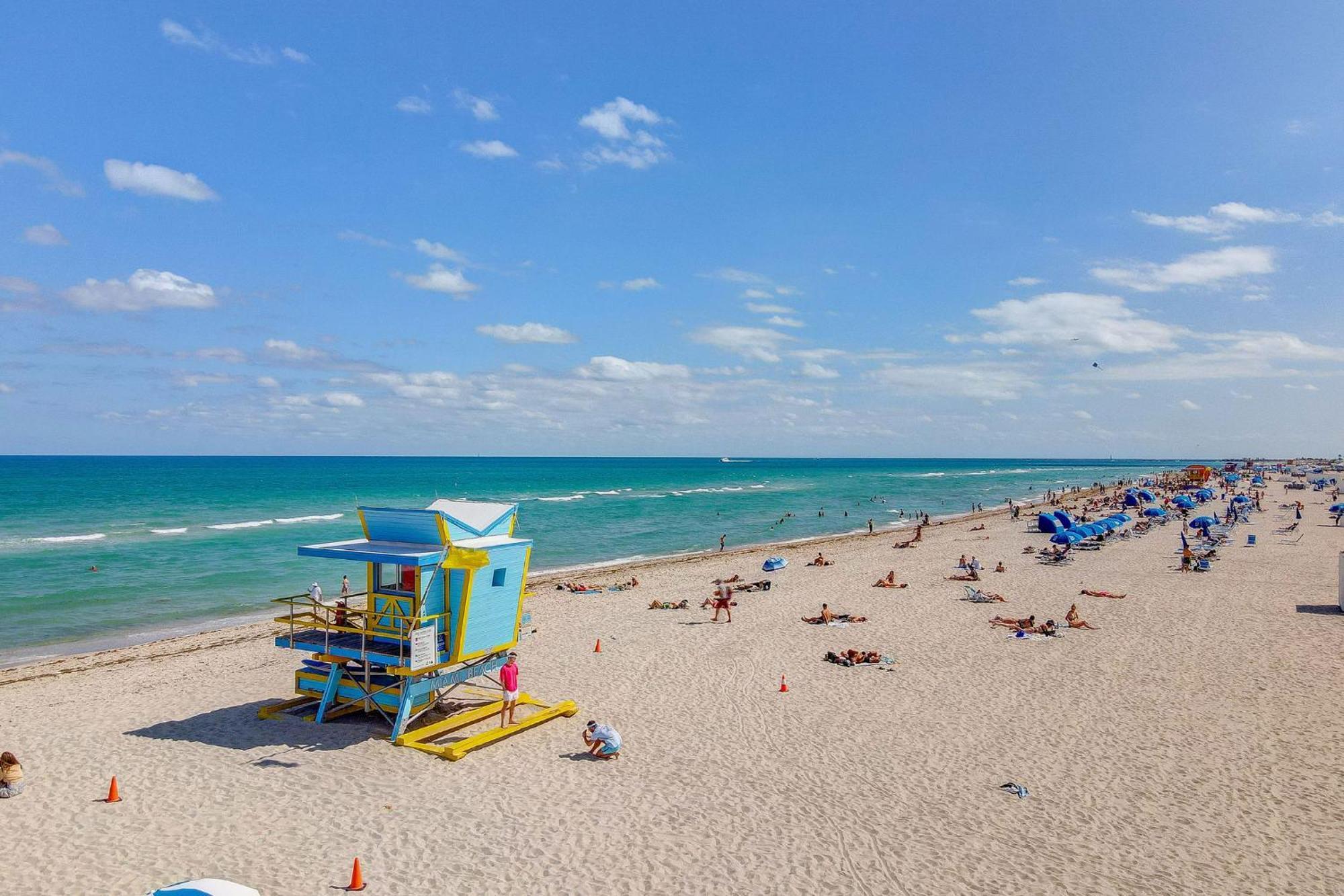 Beachy 1 B/R, W/2 Queen Beds, On Ocean Drive Beach Miami Beach Buitenkant foto