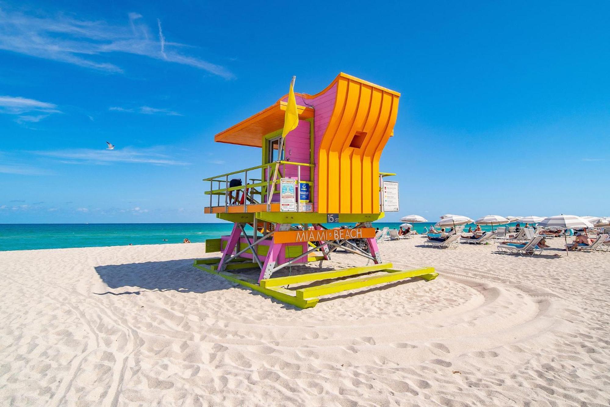 Beachy 1 B/R, W/2 Queen Beds, On Ocean Drive Beach Miami Beach Buitenkant foto