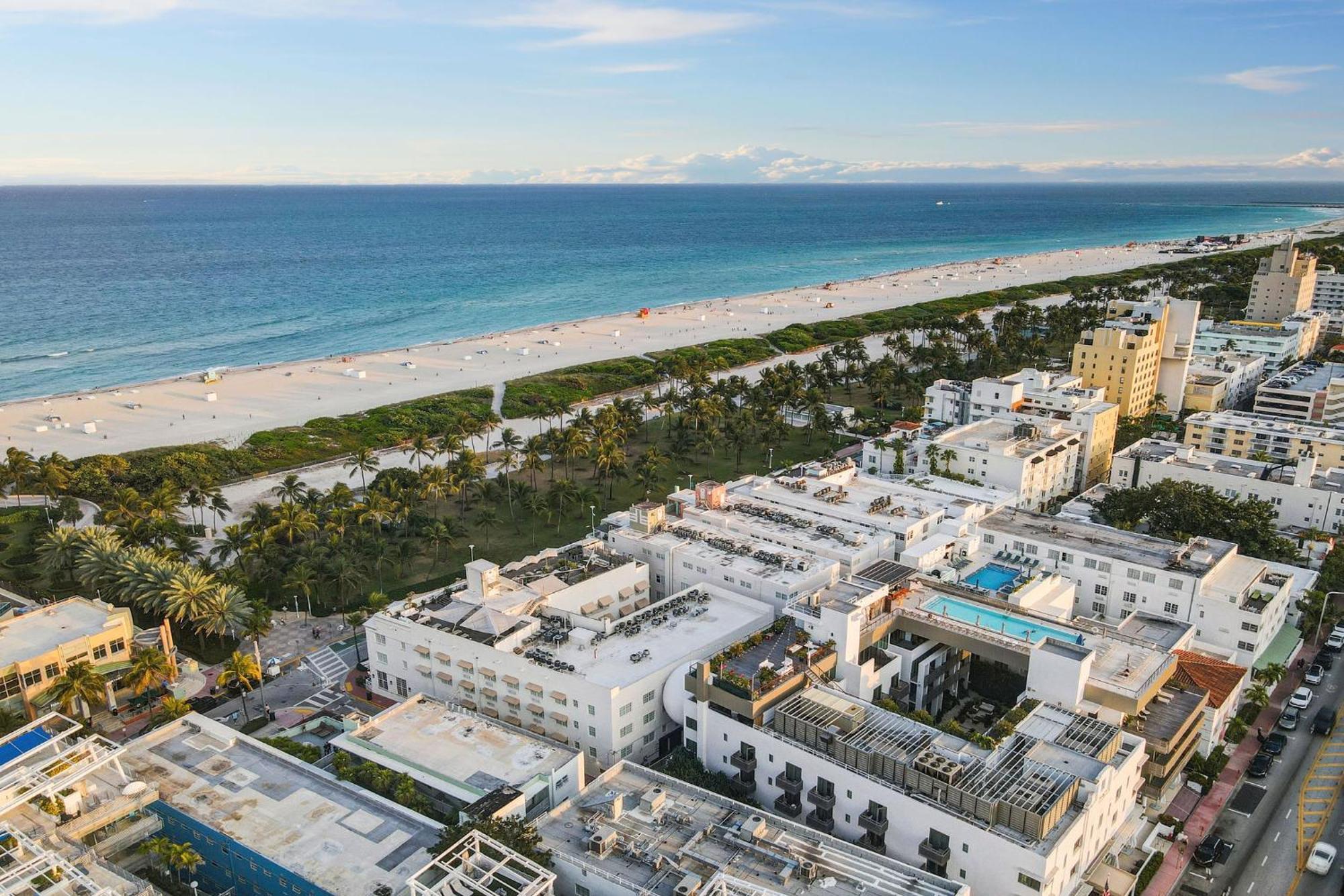 Beachy 1 B/R, W/2 Queen Beds, On Ocean Drive Beach Miami Beach Buitenkant foto